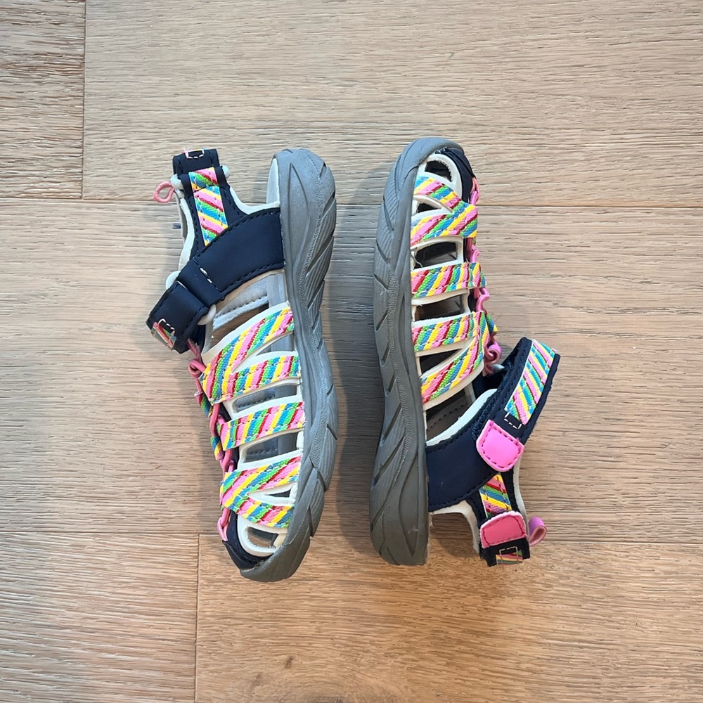 Cat & Jack Hiking Sandal Multicolor Girls Size 10T